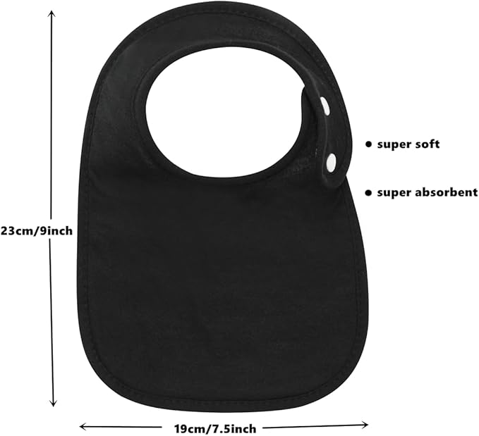 8 Pack Baby Bibs Unisex Adjustable - Image 2