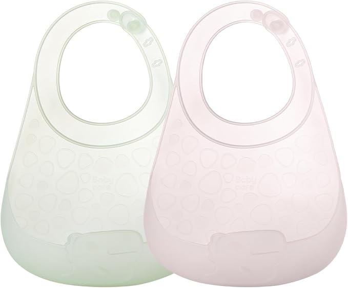 bc babycare Lightweight Silicone Baby Bibs by BCBABYCARE