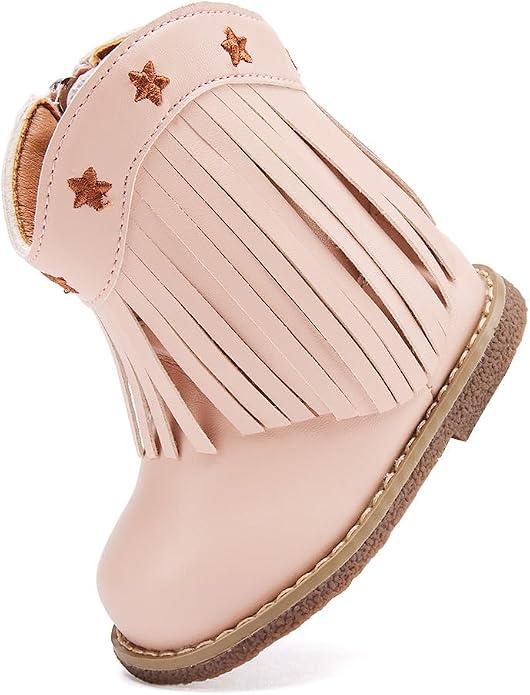 BMCiTYBM Baby Cowboy Cowgirl Boots Infant Western Shoes Boys Girls Round Toe - Image 3
