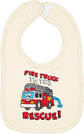 Wild Bobby Fire Truck to the Rescue Funny Cute Humor Infant Premium Jersey Baby by WildBobby