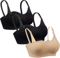 iloveSIA Nursing Bras for Mom Breastfeeding, Seamless Supportive Sleep Bra for by iloveSIA