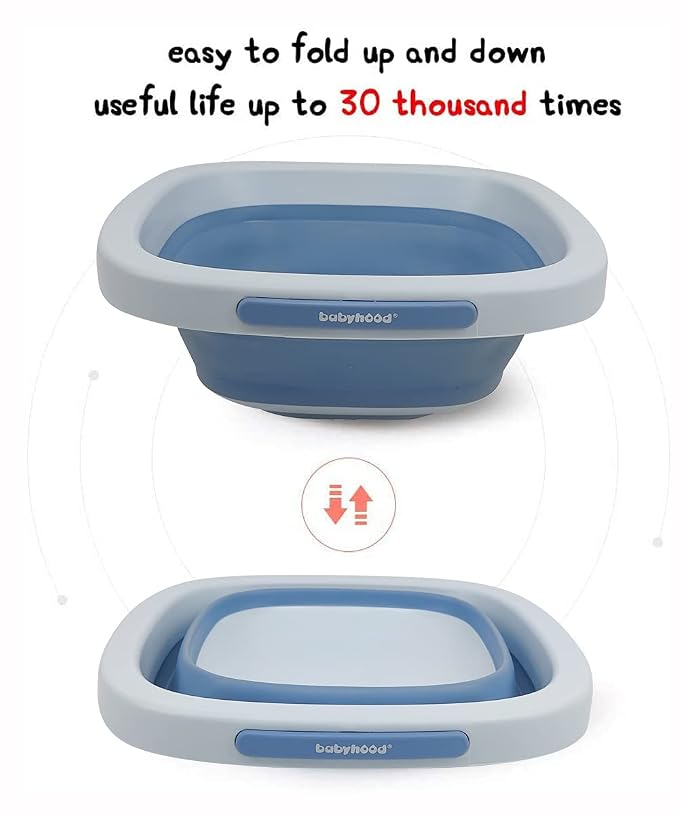 Babyhood Multi-Purpose Collapsible Wash Basin - Image 3
