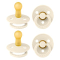 BIBS Pacifiers - Colour 4-Pack | BPA Free Baby Pacifier | Round Nipple Binkies by BIBS