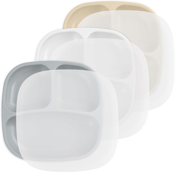 Re-Play Toddler Plates with Dividers by Re-Play