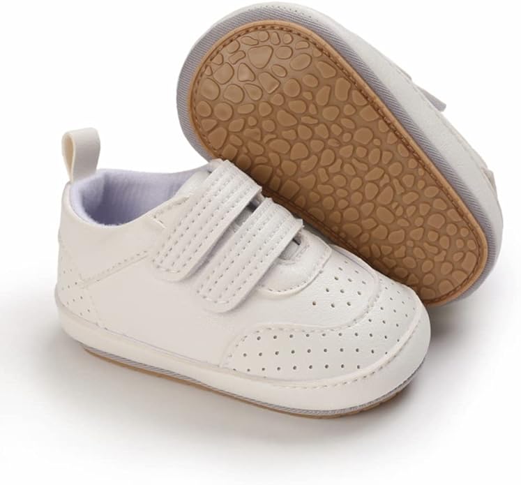 Clowora Baby Boys Girls Shoes Non-Slip Rubber Sole Sneakers Infant First by Clowora