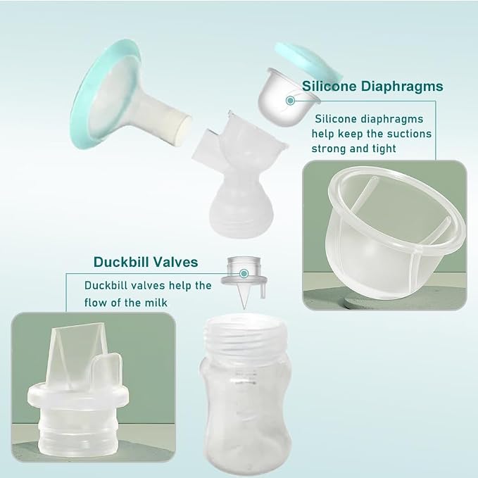 6pcs Duckbill Valves and 4pcs Silicone Diaphragm Compatible - Image 3
