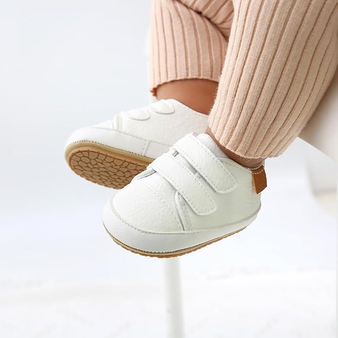 Clowora Baby Boys Girls Shoes Non-Slip Rubber Sole Sneakers Infant First - Image 2