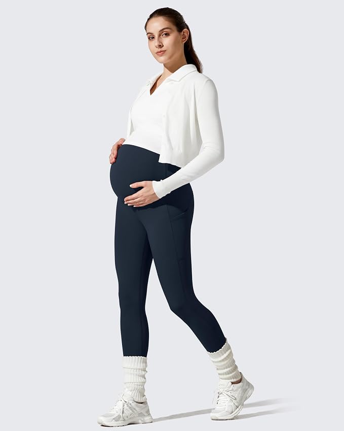 G4Free Barefeel Fleece Lined Maternity Leggings - Image 6