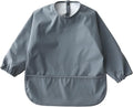 GZMM Waterproof Baby Bibs, Infant Toddler Long Sleeve Feeding Bib by GZMM