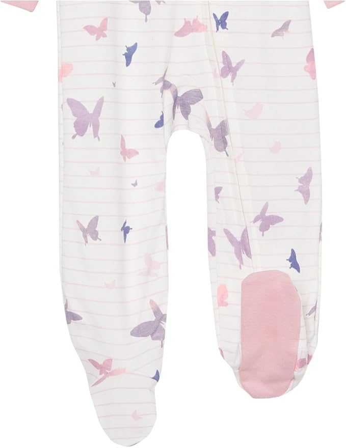HonestBaby Sleep and Play Footed Pajamas One-Piece Sleeper Jumpsuit Zip-Front - Image 10