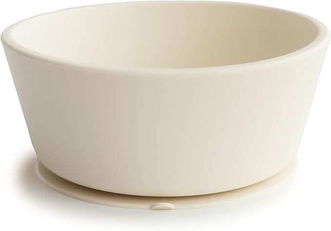 mushie Silicone Suction Bowl | BPA-Free Non-Slip Design by mushie