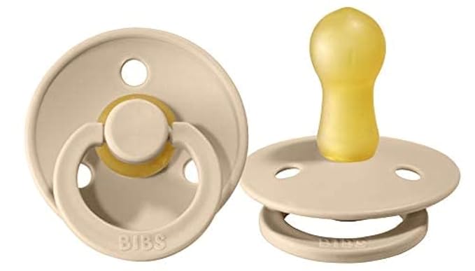 BIBS Pacifiers Colour Collection | Natural Rubber Baby Pacifier | Set of 2 by BIBS