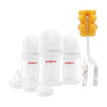 Pigeon Newborn Baby Bottle Feeding Gift Set, Nurture & Nest, Anti-Colic Wide by PIGEON