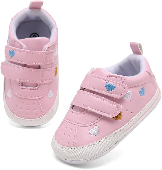 Clowora Baby Boys Girls Shoes Non-Slip Rubber Sole Sneakers Infant First - Image 4
