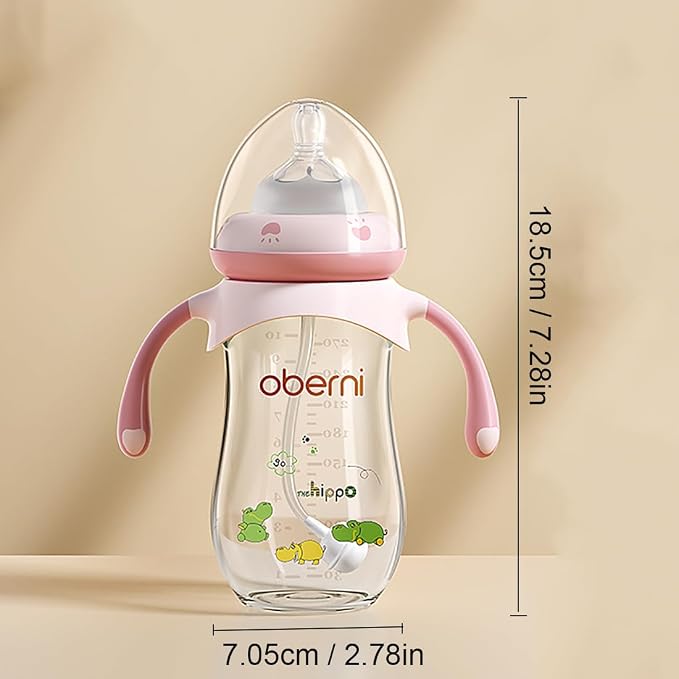 Baby Bottles, Weighted Straw Toddler Milk Bottles - Image 2