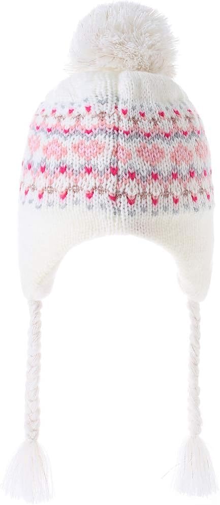 Moon Kitty Girls Knit Hats Winter Fleece Lining Skiing Winter Caps - Image 3
