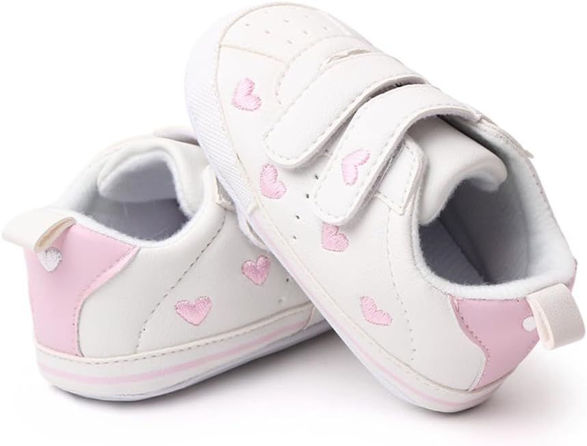 LONSOEN Baby Girls Boys Loafers Prewalker Dress Crib Shoes - Image 5