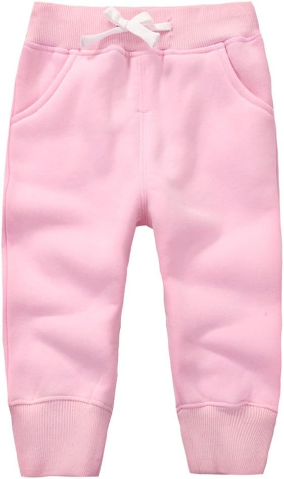 CuteOn Unisex Toddler Jogger Pants Kids Cotton Elastic Waist Winter Baby by CuteOn