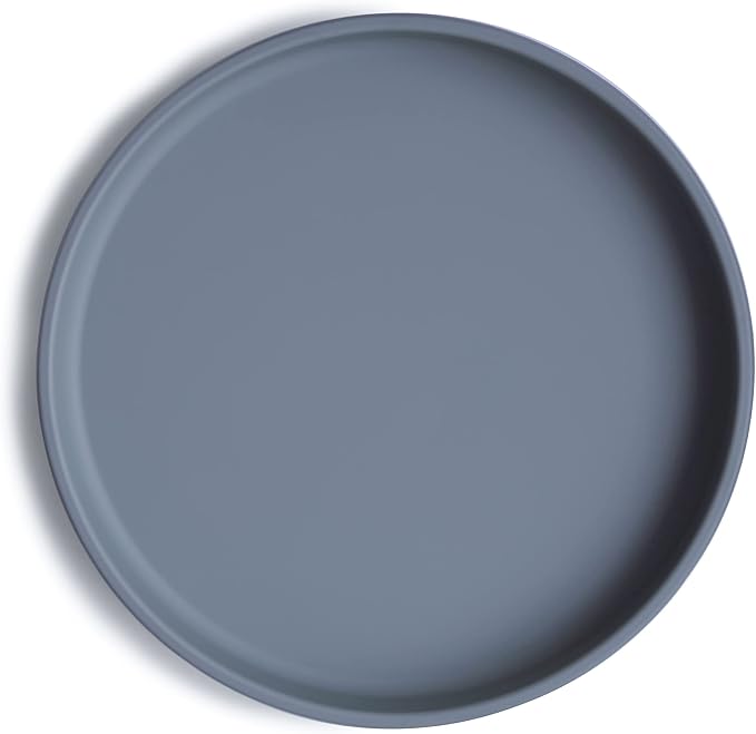 mushie Classic Silicone Suction Plate | BPA-Free Non-Slip Design by mushie