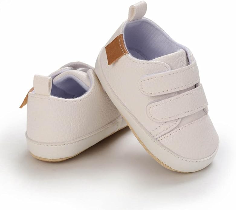 2Pairs Baby Shoes, Boys Girls Non-Slip Rubber Sole Sneakers, Unisex Infant Soft - Image 4