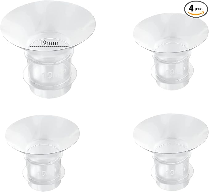 Flange Inserts 19mm for Medela, Spectra 24mm Shields/Flanges, Compatible by Unknown