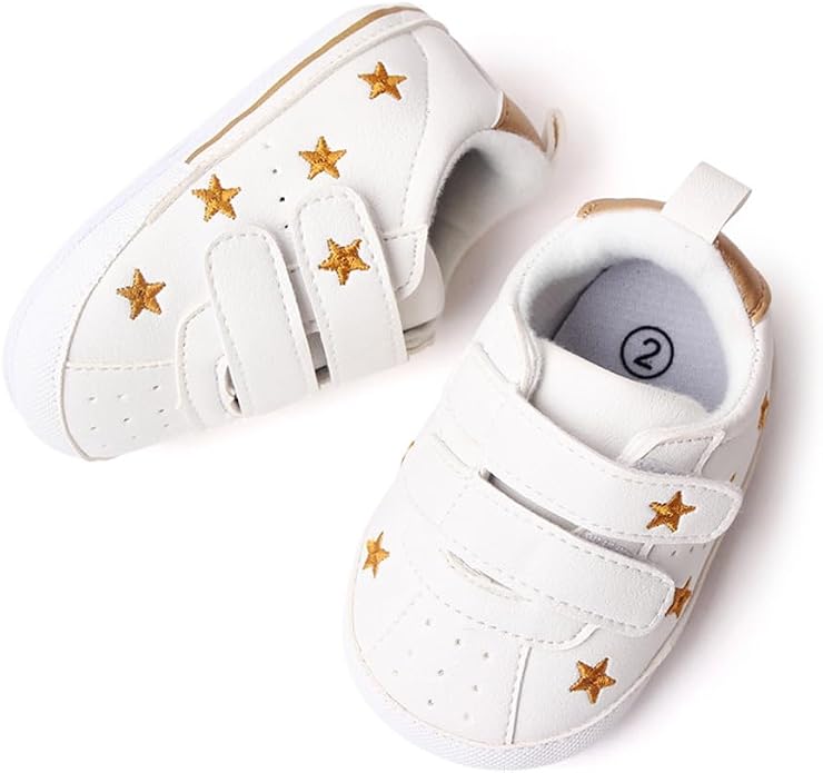 Clowora Baby Boys Girls Shoes Non-Slip Rubber Sole Sneakers Infant First - Image 3
