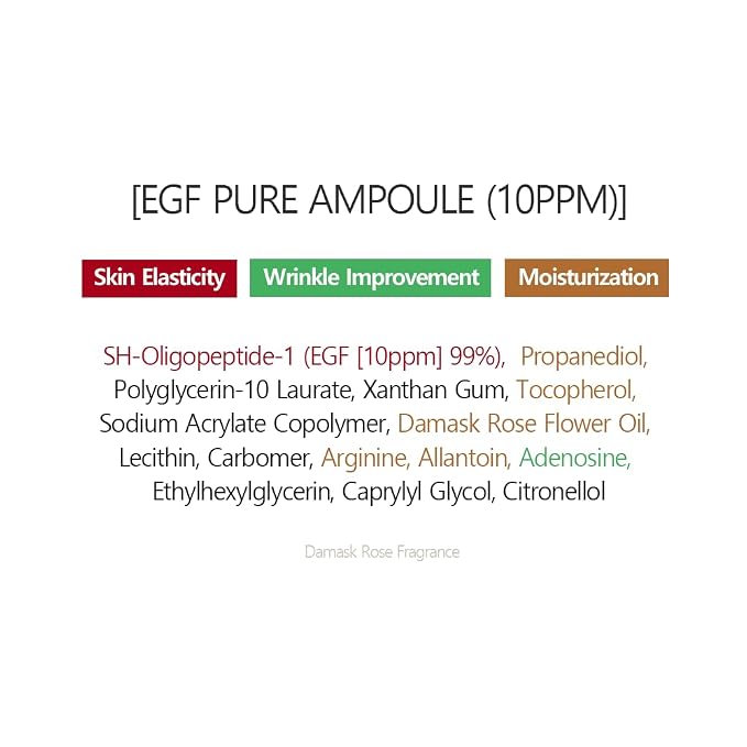 Swanicoco Pregnancy Safe EGF Pure 10 PPM Ampoule, Improve Skin Elasticity - Image 7