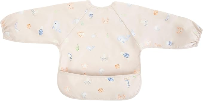 Ali+Oli Smock Bibs for Babies, BPA-Free Oeko-Tex Certified, Waterproof Baby - Image 3