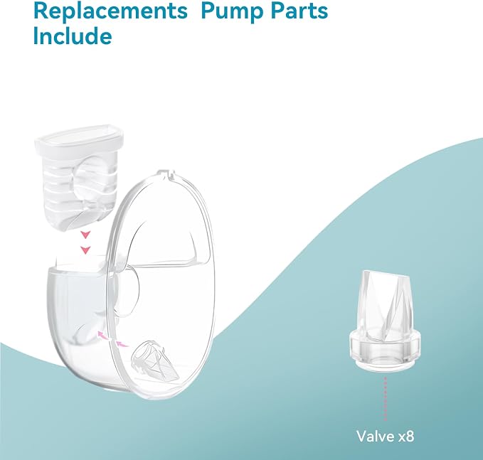 Breast Pump Parts for Lansinoh Discreet Duo/Nuliie/Motif Aura Glow S32 Pump - Image 5