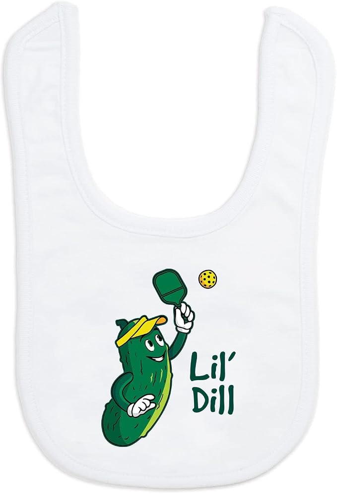 ChalkTalkSPORTS Pickleball Baby & Infant Bibs | Soft Microfiber Pickleball Baby by ChalkTalkSPORTS