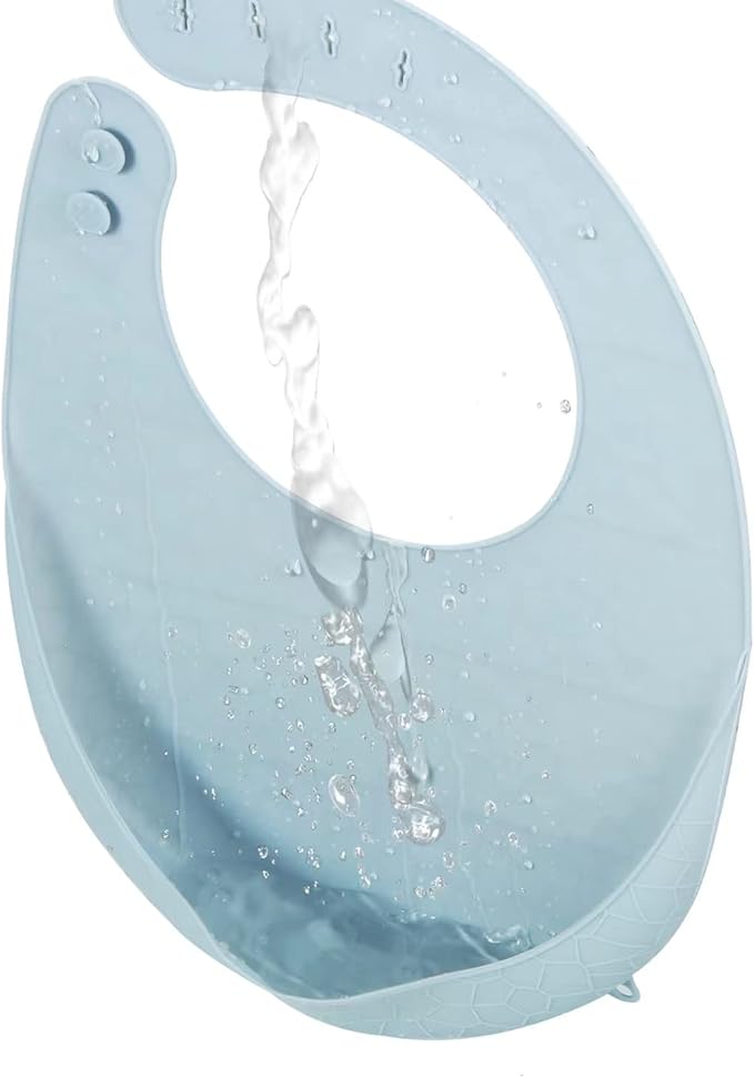 PandaEar 3 Pack Super Light Silicone Baby Bib - Image 4