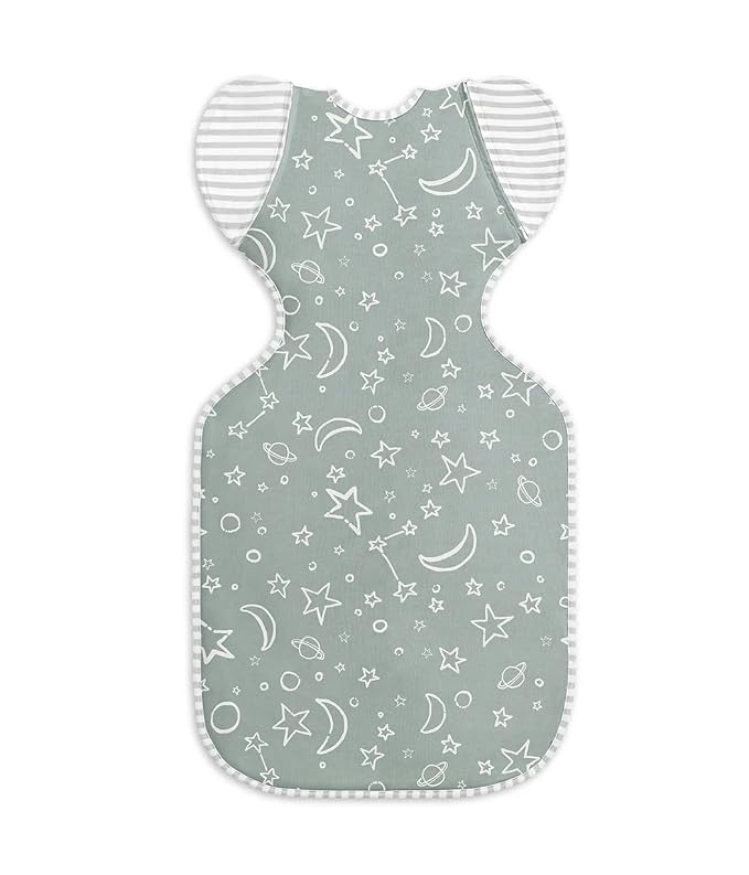 Love to Dream Swaddle Up Transition Bag Viscose Bamboo, 1.0 TOG, Olive Stars & - Image 2