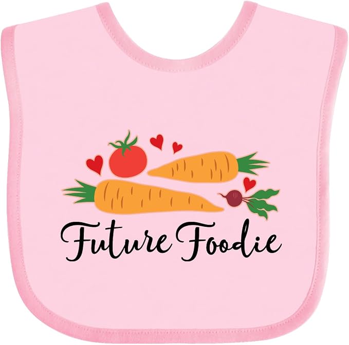 inktastic Future Foodie Cute Vegetable Baby Bib by Inktastic