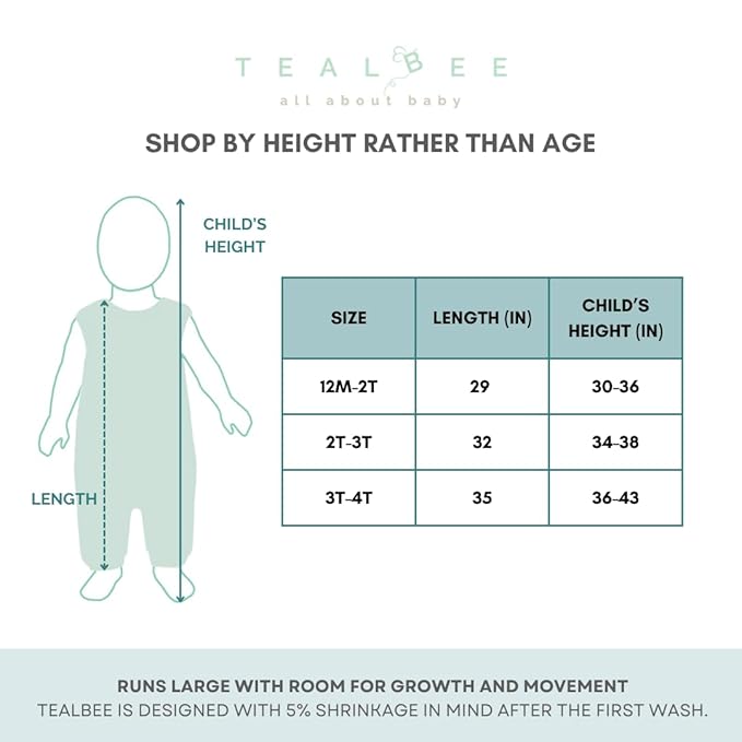 Tealbee Dreamsuit Toddler Sleep Sack - Image 5