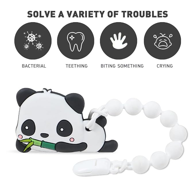 Baby Teething Toys, Food Grade Silicone Teether - Image 3