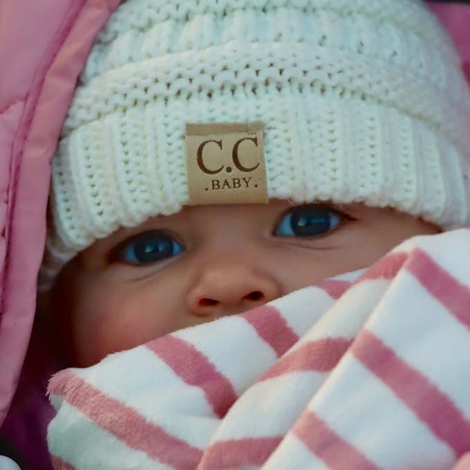 Funky Junque Baby Winter Hat – Cute Newborn Hats, Cozy Warm Infant Beanie - Image 6