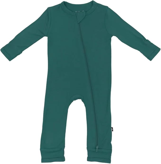 KYTE BABY Unisex Rayon Made From Bamboo Zippered Rompers 0-24 Months by KYTEBABY