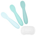 WeeSprout Baby Spoons for Self Feeding 6 Months +, Soft & Durable Silicone by WeeSprout