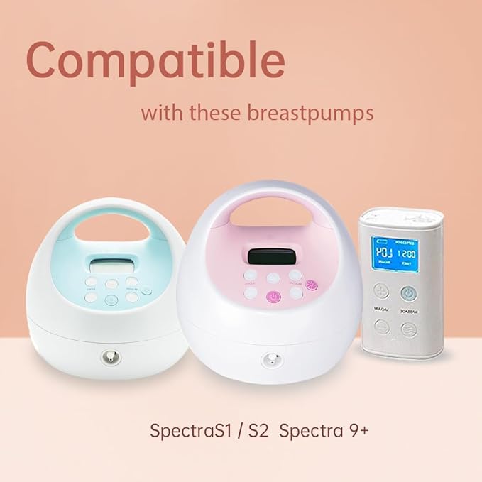 PumpMom-us Breast Pump Parts for Spectra, Replace Duckbill Valves Tubes - Image 2