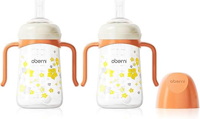 Baby Sippy Cup 240ml/8oz, Toddler Water Drinking Bottle by oberni