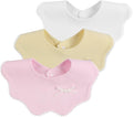 Bamery Baby Bandana Bibs White Cotton Drool Bibs by Bamery