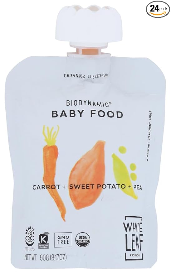 White Leaf Provisions Organic Purees / Baby Food Pouches by WhiteLeafProvisions