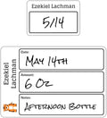 Name Bubbles - Reusable Baby Bottle Labels by NameBubbles