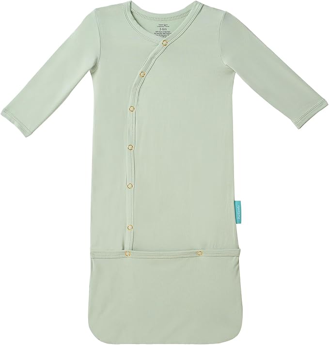 PurComfy Supersoft Baby Sleeper Gowns, Premium Bamboo Viscose Infant Nightgown by PurComfy