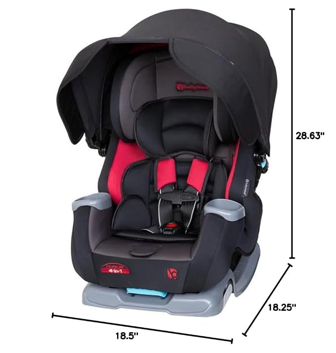 Baby Trend Cover Me™ 4-in-1 Convertible Car Seat, Dark Moon - Image 18