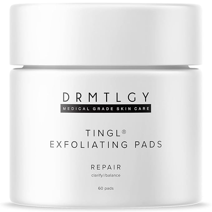 DRMTLGY Tingl Exfoliating Face & Body Pads – Glycolic, Lactic & Salicylic Acid by DRMTLGY