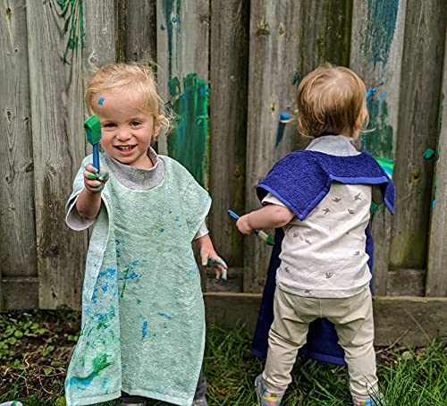MATZ Terry Towel Slip On Baby Bibs | Full Coverage | Ultra Absorbent 100% - Image 4
