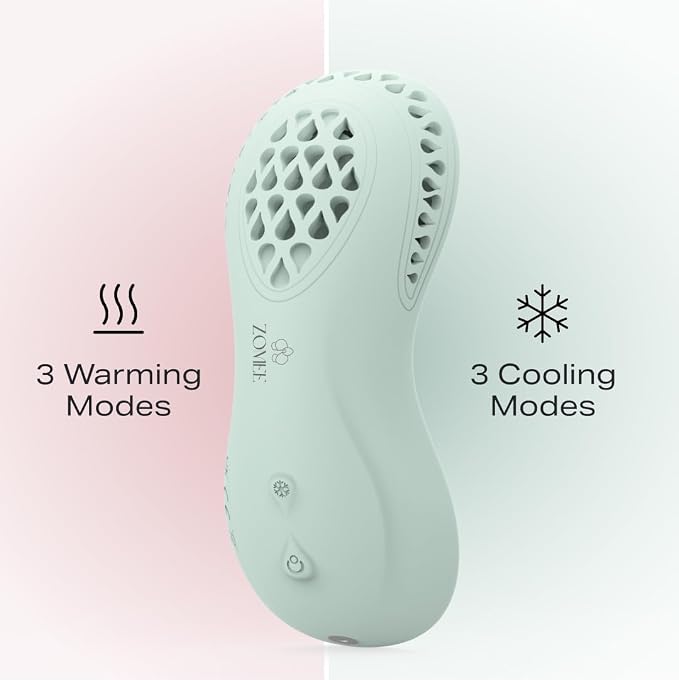 Zomee Warming & Cooling Lactation Massager – 3-in-1 Heat, Cold & Vibration - Image 3
