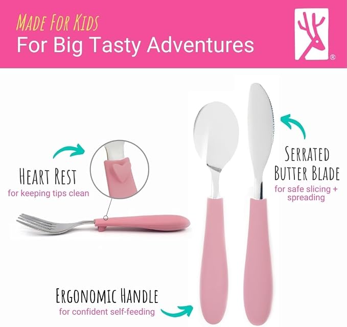 Elk and Friends Kids Silverware - Image 4