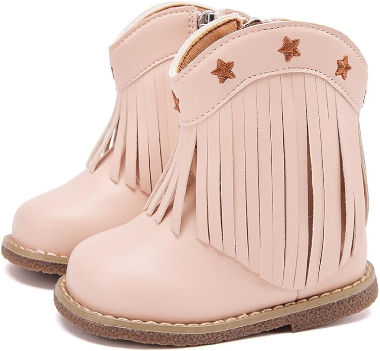 BMCiTYBM Baby Cowboy Cowgirl Boots Infant Western Shoes Boys Girls Round Toe by BMCiTYBM